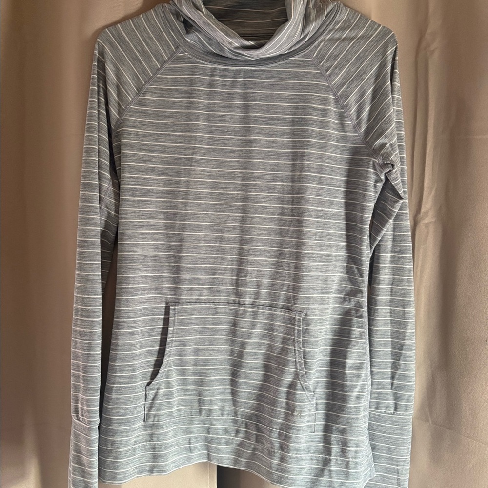 Gray Striped Women’s Sweater